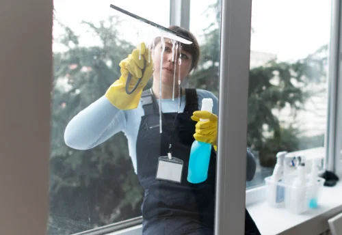 Nettoyage de vitres intérieures et extérieures au Boupère